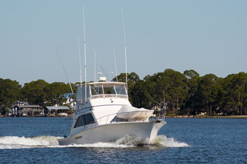 fishing boat near Mobile, Alabama