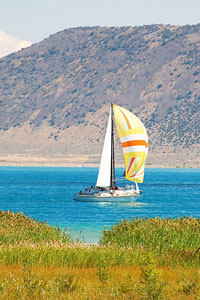 sailboat on Bear Lake, Utah