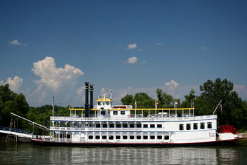 Louisiana riverboat - paddlewheel steamer