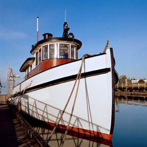 tug boat in Puget Sound, Washington